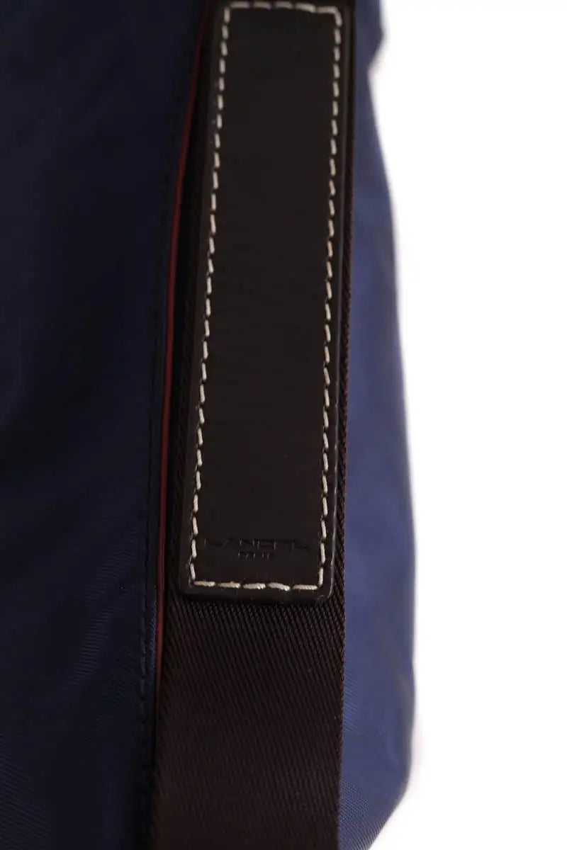 Sac porté épaule Lancel Marine en Tissu