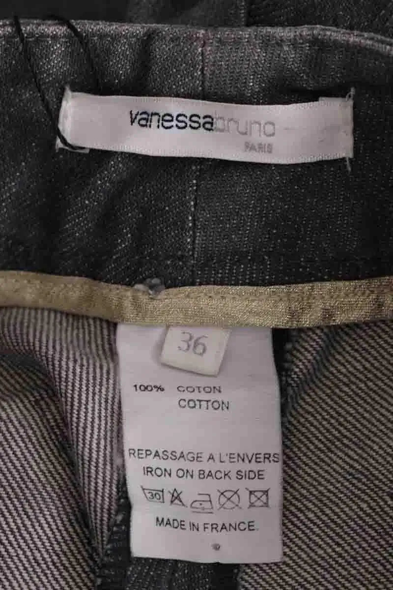 Jean bootcut Vanessa Bruno Gris en Coton