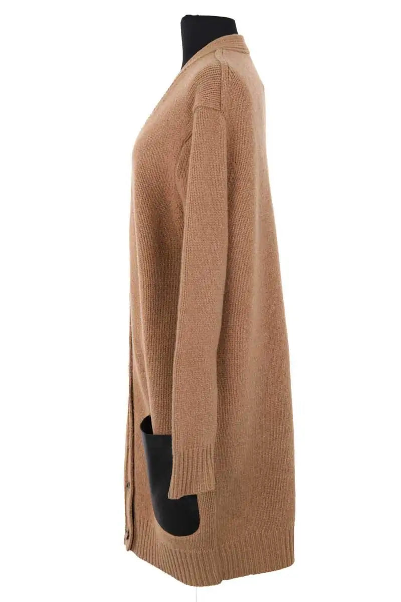Cardigan Celine Camel en Laine