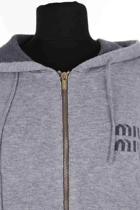 Gilet Miu Miu Gris en Laine