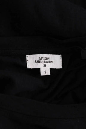 T-shirt Maison Sarah Lavoine Noir en Coton