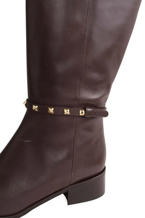 Bottes LK Bennett Stevie Marron en Cuir