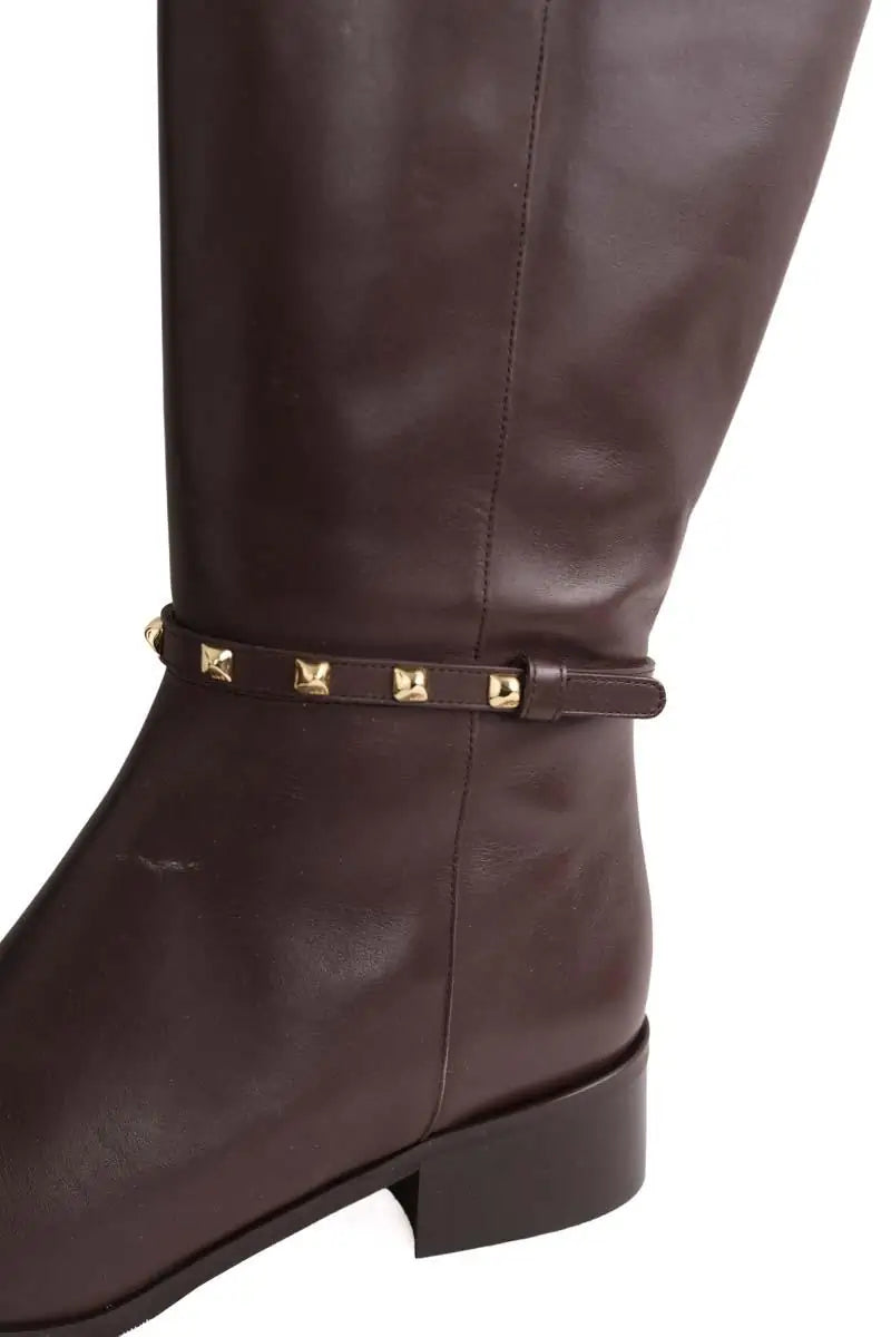 Bottes LK Bennett Stevie Marron en Cuir