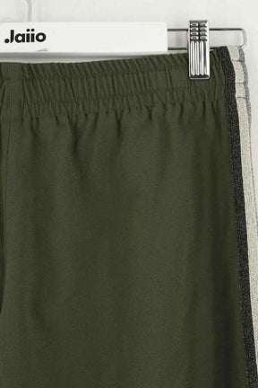 Pantalon droit Zadig & Voltaire Kaki en Synthétique