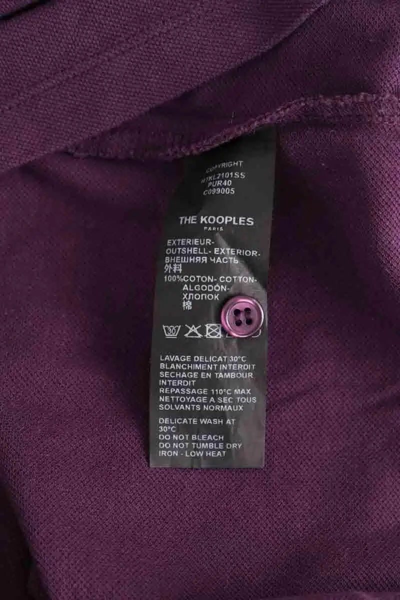 Polo The Kooples Violet en Coton