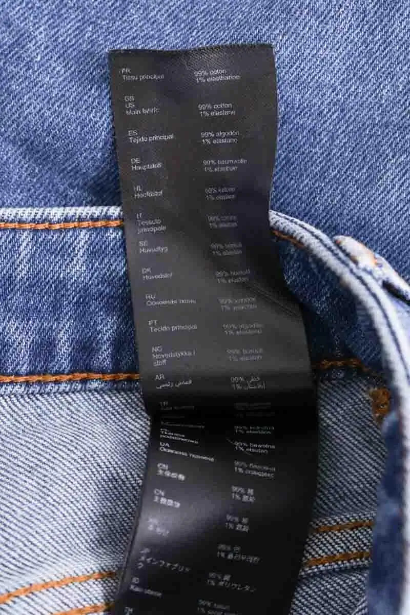 Jean bootcut Maje Bleu en Coton - élasthanne