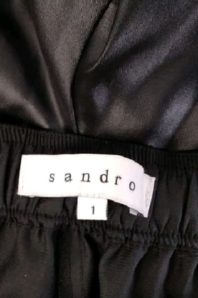 Pantalon droit Sandro  Noir