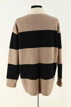 Pull Closed Multicolore en Laine