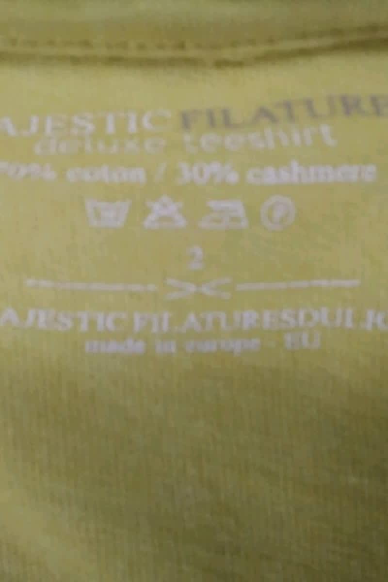 Chemise Majestic Filatures  Jaune