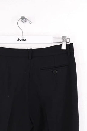 Pantalon droit Emporio Armani Noir en Laine