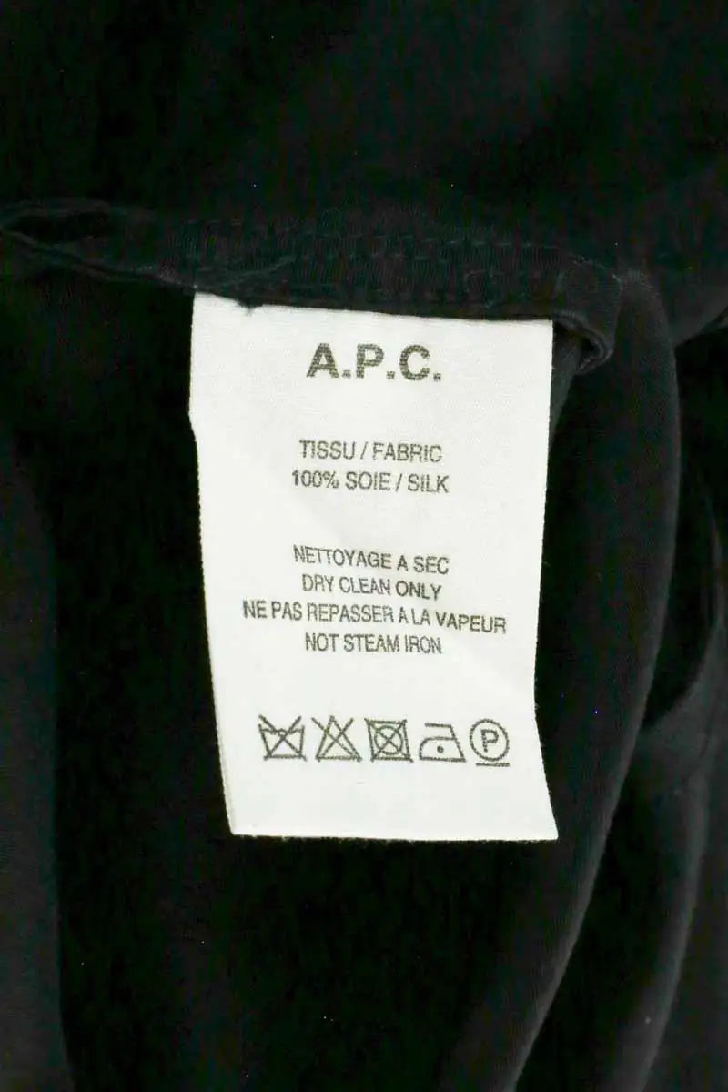 Robe APC Noir en Coton