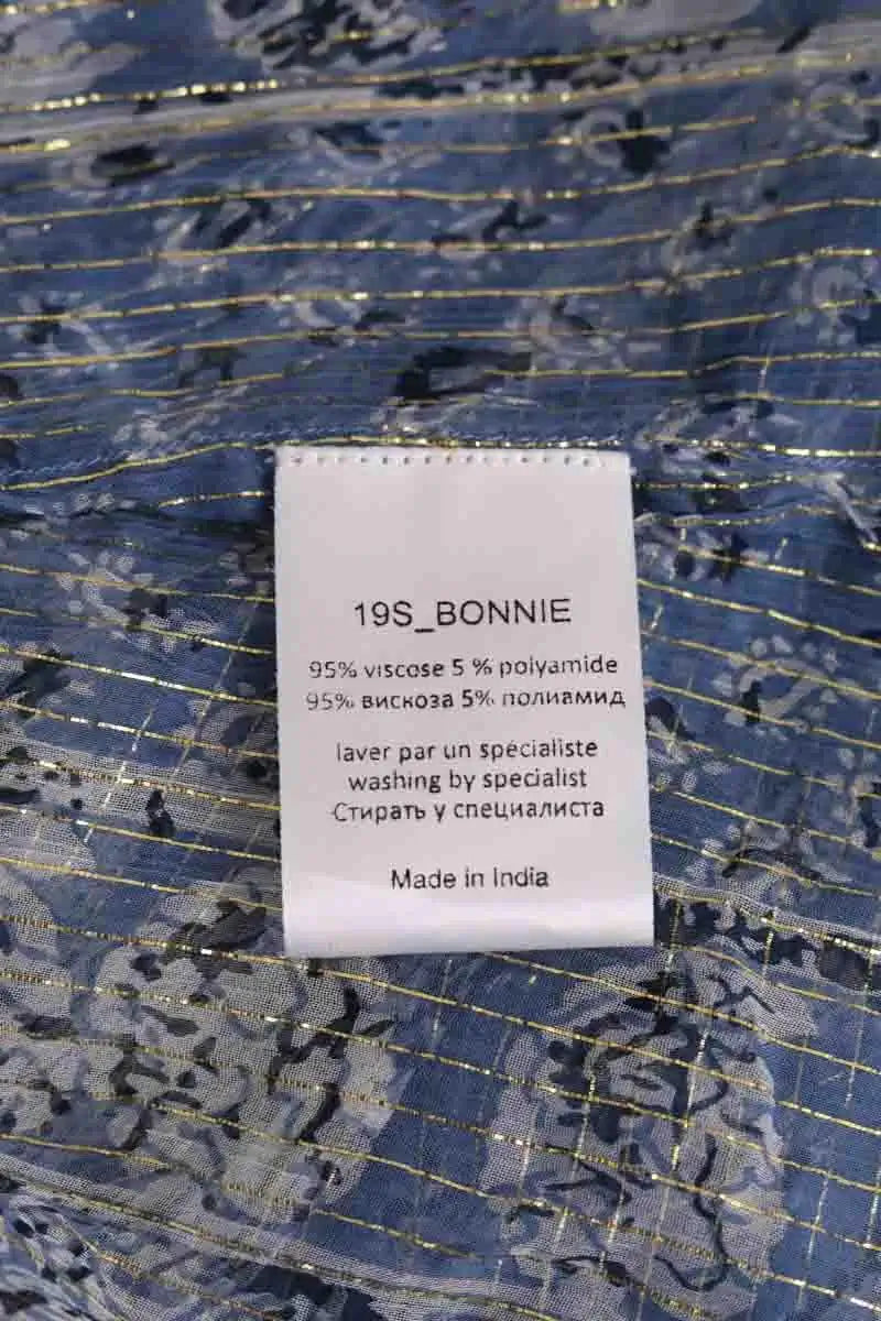 Blouse Mes Demoiselles Bonnie Bleu en Viscose