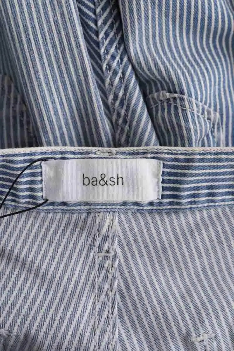 Jean droit Ba&Sh Bleu en Coton