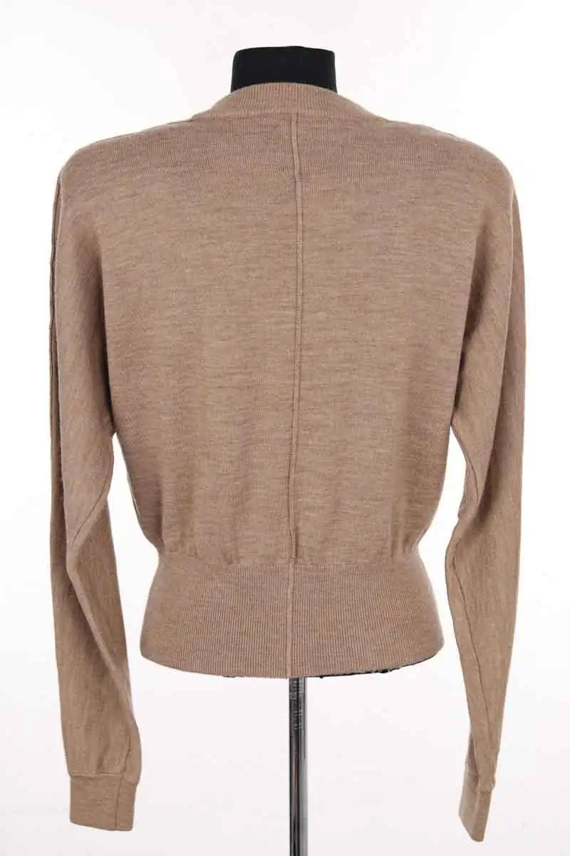 Pull Laurence Bras Beige en Laine