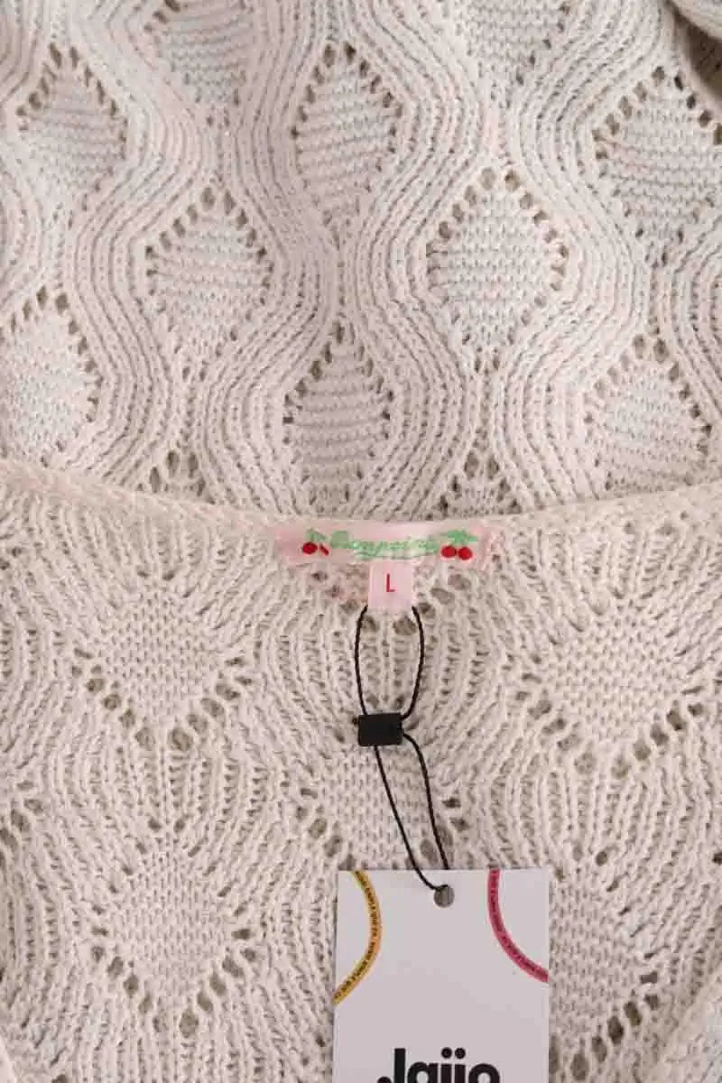 Pull Bonpoint Blanc en Laine