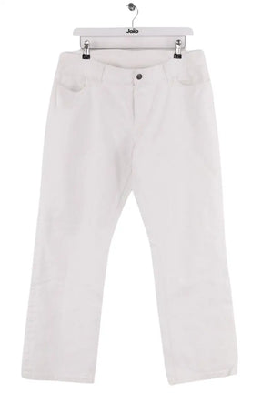 Jean droit Ralph Lauren Blanc en Coton, taille M - Seconde Main