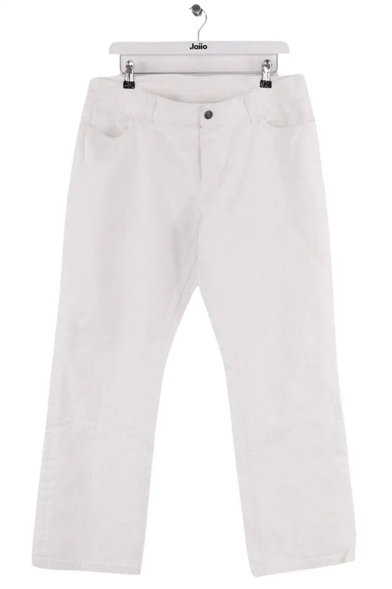 Jean droit Ralph Lauren Blanc en Coton, taille M - Seconde Main