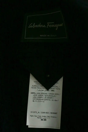 Costume Salvatore Ferragamo Bleu en Laine
