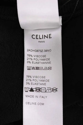 Top de Sport Celine Noir en Viscose