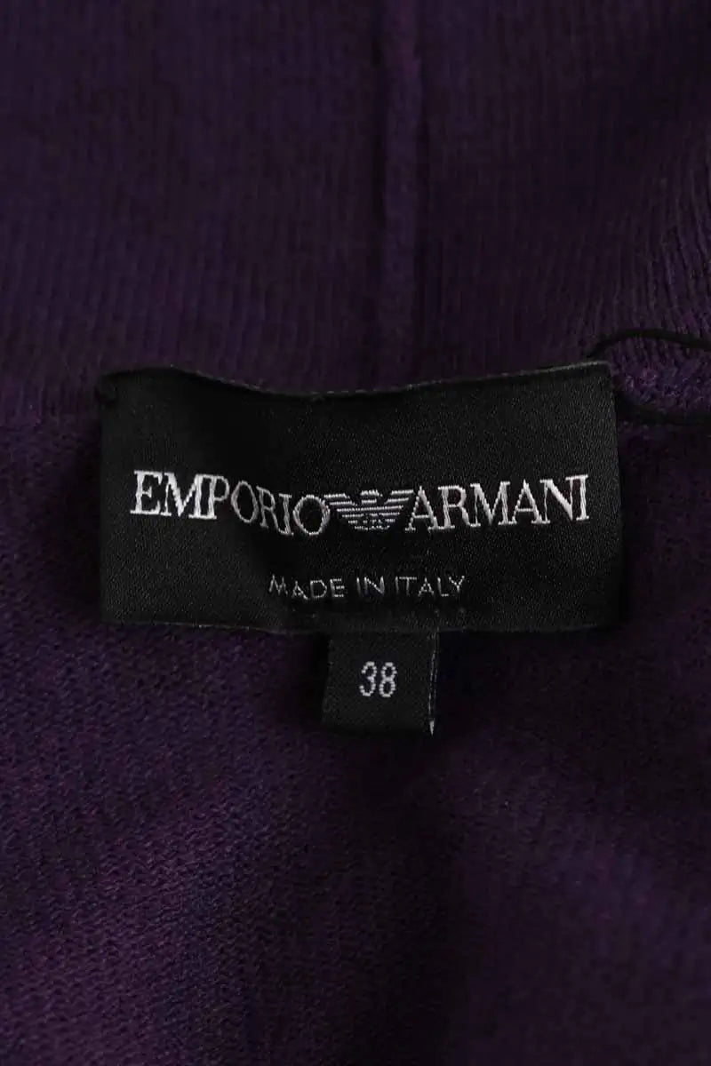 Pull Emporio Armani Violet en Synthétique
