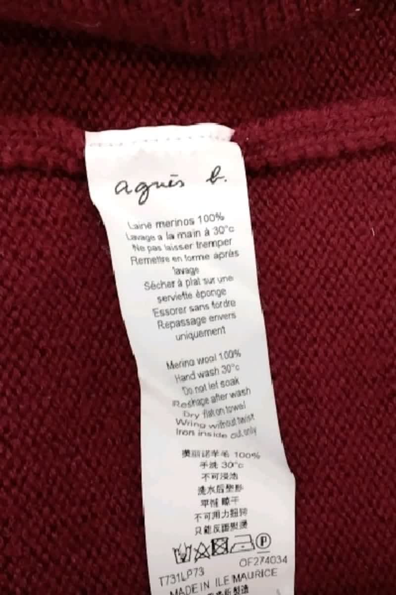 Robe Agnès B.  Rouge