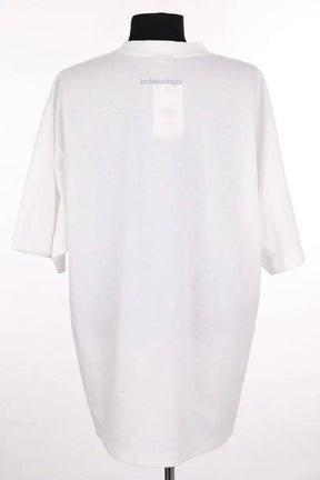 T-shirt Balenciaga Blanc en Coton