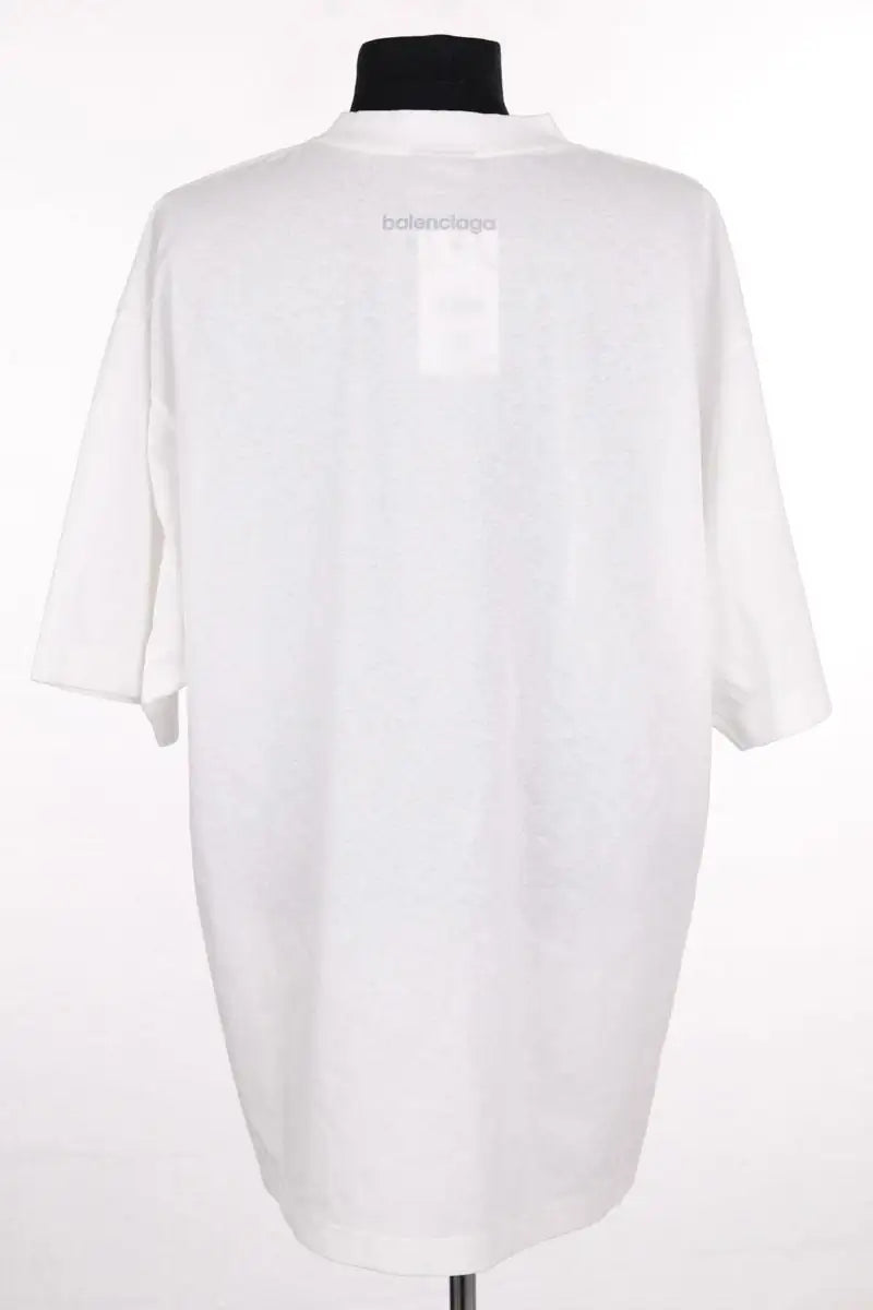 T-shirt Balenciaga Blanc en Coton