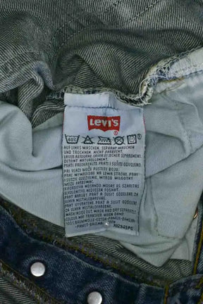Jean droit Levi's 501 Bleu en Coton
