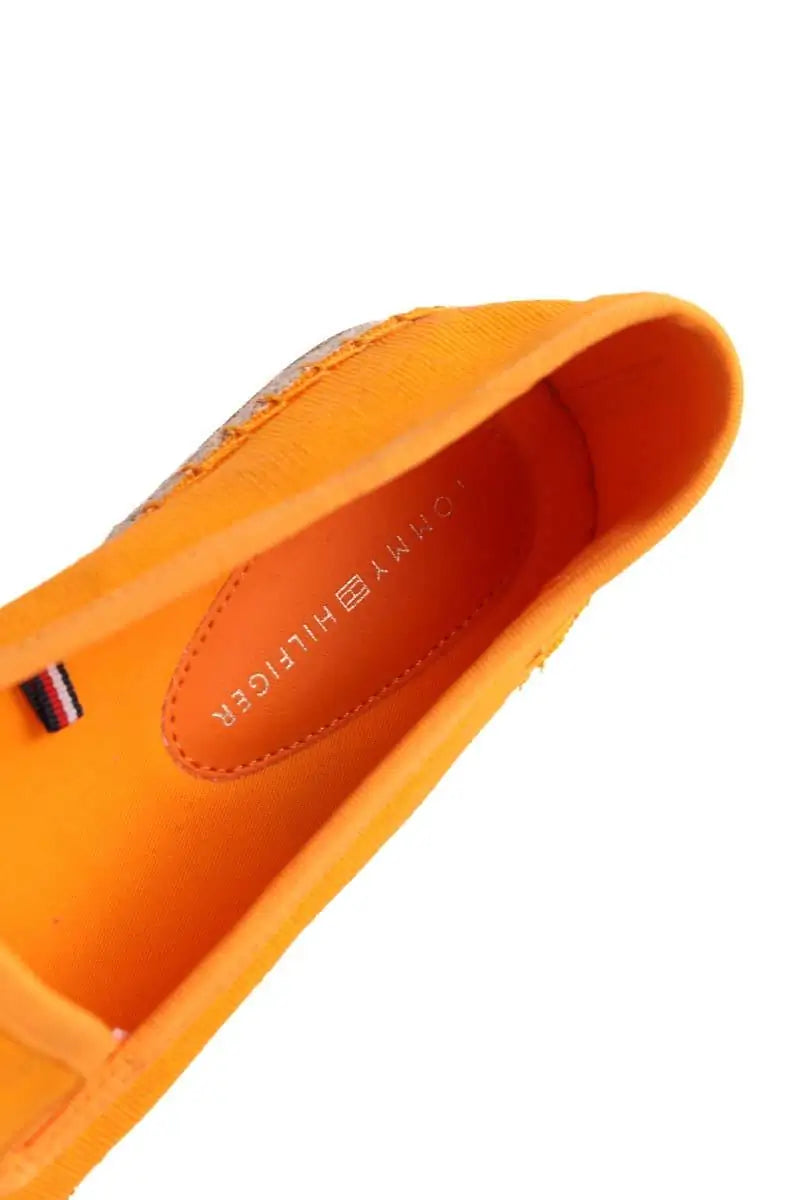 Espadrilles Tommy Hilfiger Orange en Tissu