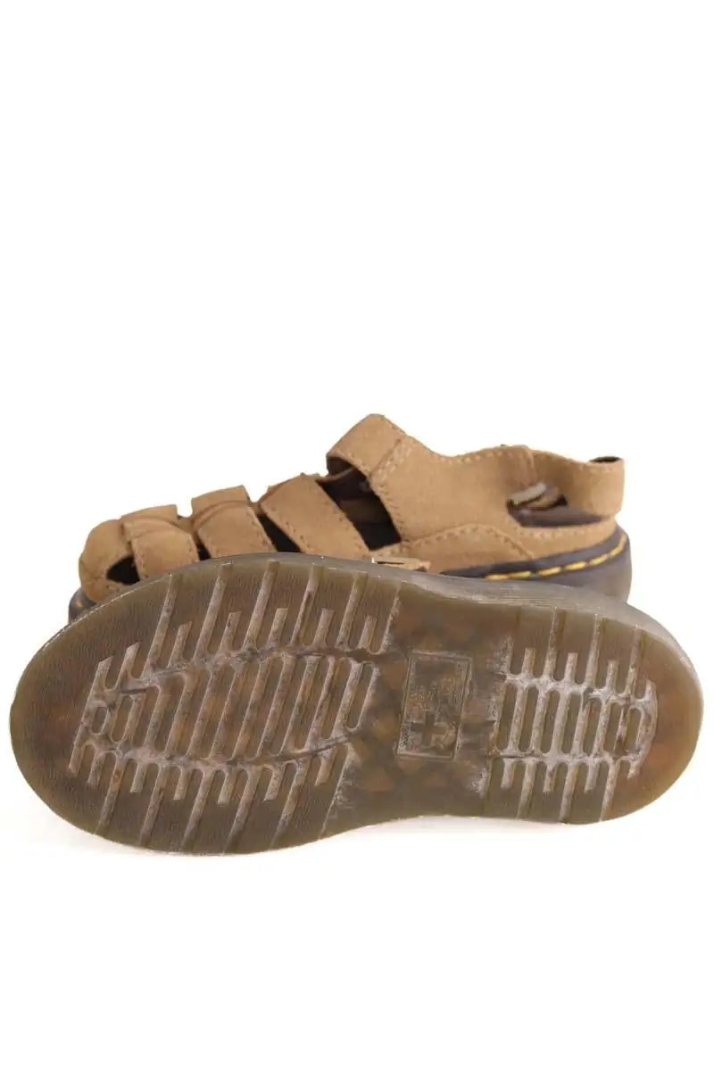 Mules Dr. Martens Camel en Daim