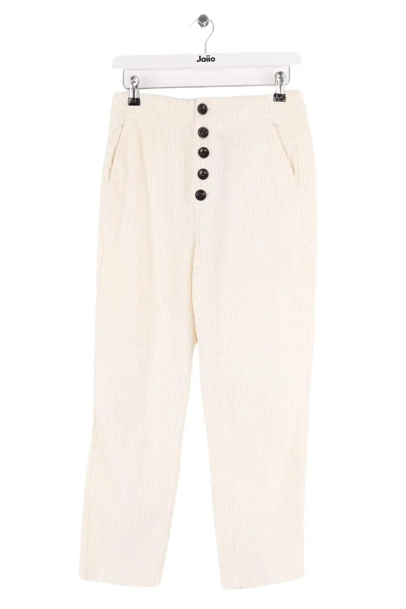 Pantalon droit Chloé Stora Ecru en Coton, taille XS - Seconde Main