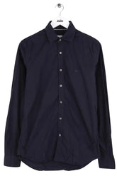 Chemise Lacoste Bleu en Coton, taille M - Seconde Main
