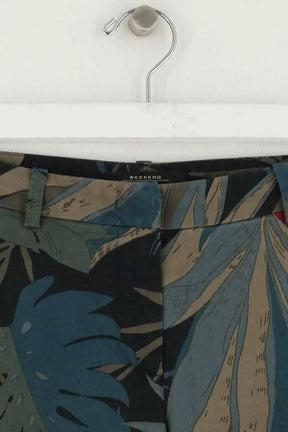 Pantalon droit Max Mara Multicolore en Coton