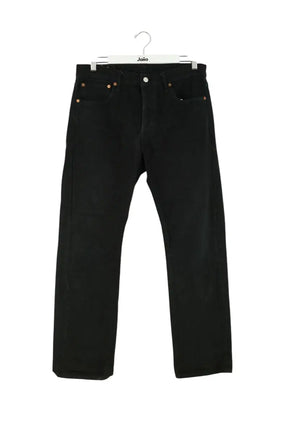 Jean droit Levi's 501 Noir en Coton, taille M - Seconde Main