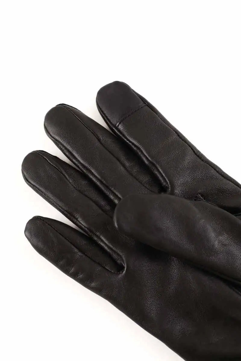 Gants Boss Noir en Cuir