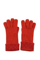 Gants Hermès Rouge en Cachemire, taille S - Seconde Main