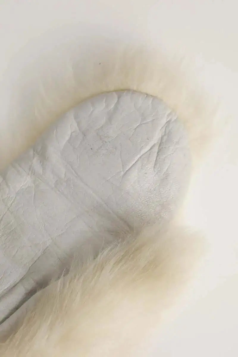 Gants Other Brand Blanc en Cuir