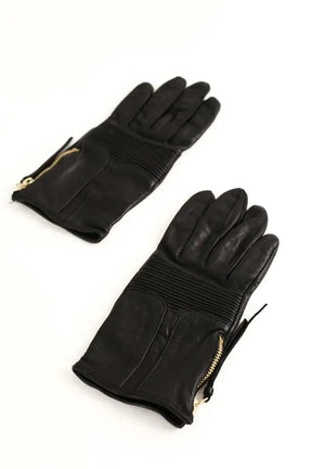 Gants The Kooples Noir en Cuir