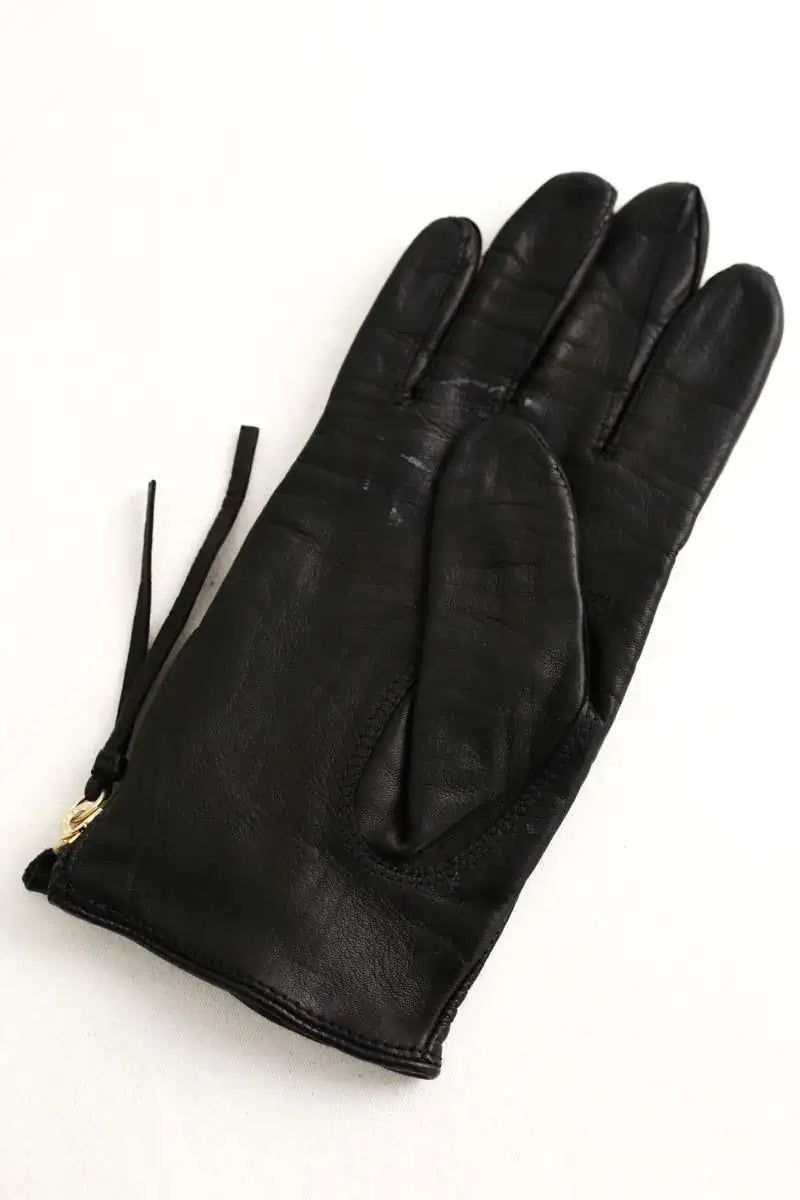 Gants The Kooples Noir en Cuir