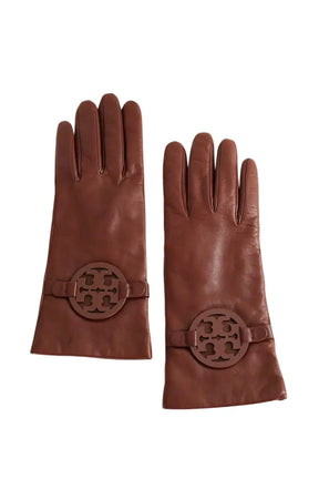 Gants Tory Burch Marron en Cuir, taille S - Seconde Main