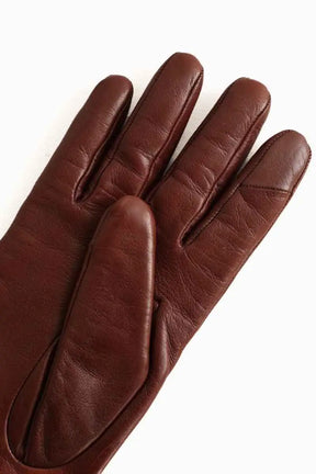 Gants Tory Burch Marron en Cuir