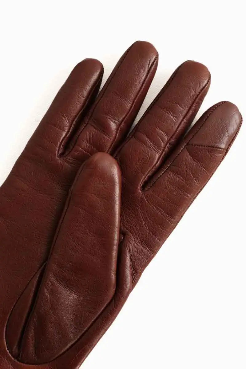 Gants Tory Burch Marron en Cuir