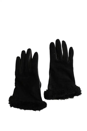 Gants Ugg Noir en Cuir, taille XS - Seconde Main