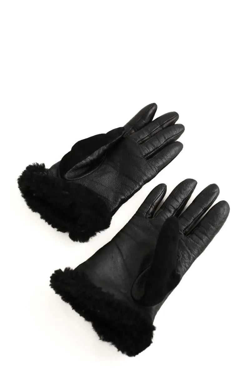 Gants Ugg Noir en Cuir