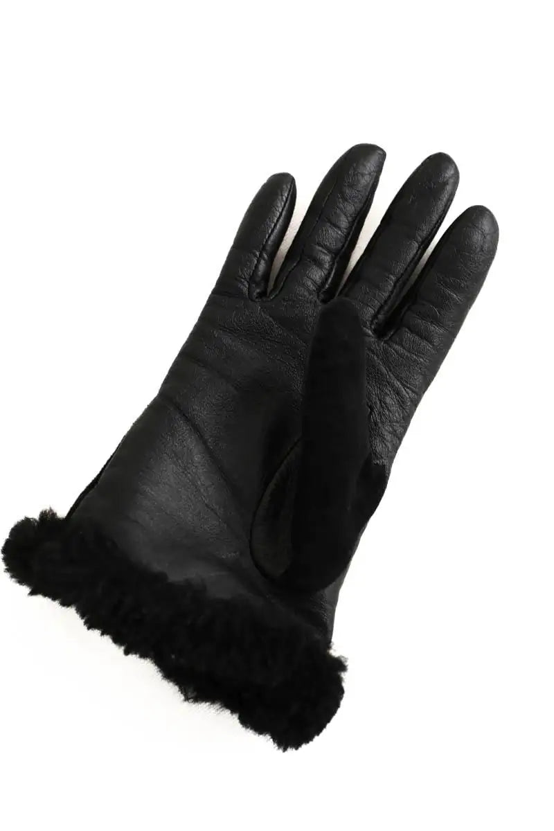 Gants Ugg Noir en Cuir