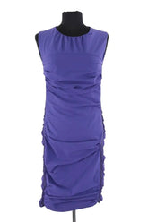 Robe Pinko Bleu en Synthétique, taille S - Seconde Main