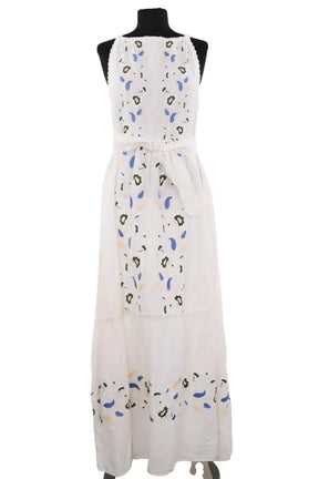 Robe Sézane Ecru en Lin, taille S - Seconde Main