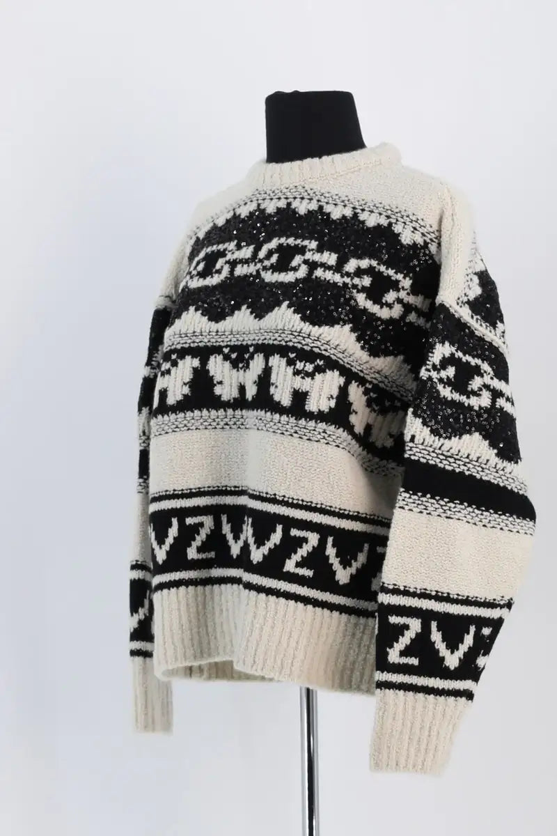 Pull Zadig & Voltaire Ecru en Cachemire