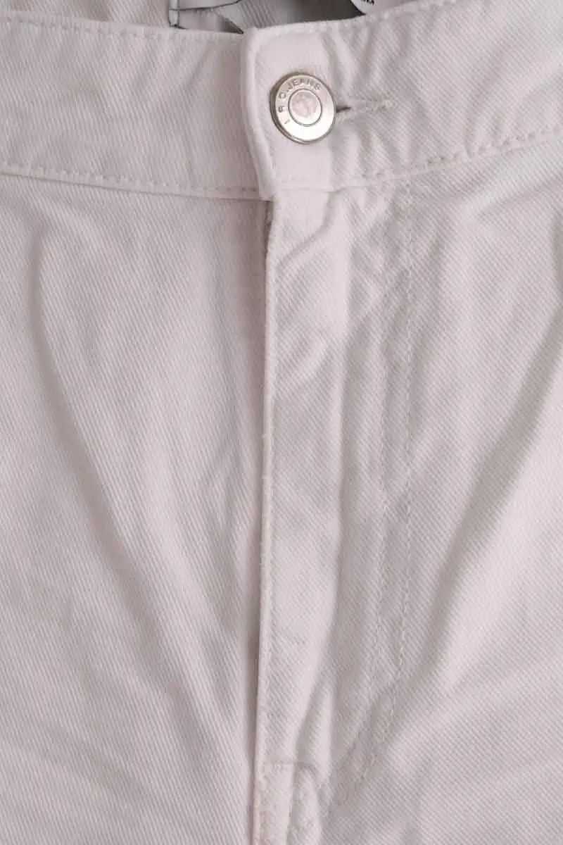 Jean droit Iro Elyse Blanc en Coton