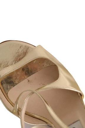 Talons Jimmy Choo Doré en Cuir